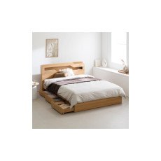 PICK 캐럴2 / 르마르 LED 3단 수납침대 SS/Q+ 매트리스 수납침대/조명침대/공간활용침대/원룸침대 